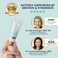 LIVFRESH Dental Gel by Livionex – Clinically Proven to Remove Plaque 250% Better