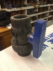 PVC Ball Valves 1-1/2″ Threaded Multiple Brands See Description.