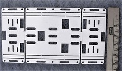Retrofit Kit Conversion Bracket for 8′ 2 Bulb T12 Light Strip To T8 LED Fixture