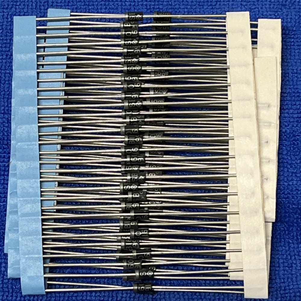 GI ~ SB160 ~ SCHOTTKY DIODE 60V 1A 2-PIN DO-204AL (LOT OF 98)