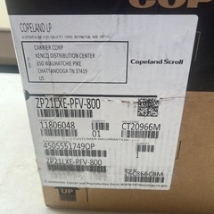 ZP21LXE-PFV-800 Copeland Scroll Compressor – 20,000 BTU/HR, 208/230V, 1-Phase S6