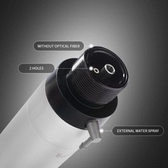 AZDENT Dental 1:1 Direct Drive Low Speed Air Motor Turbine Handpiece 2 Holes