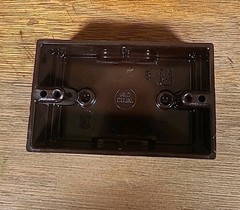 1-Thomas & Betts 5070 Brown 14.0 Cu.in. Surface Mount Single Gang Electrical Box