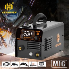 HVM200 2in1 MIG Welder Flux- Core Wire, 110V Gasless MIG Stick MMA IGBT Inverter