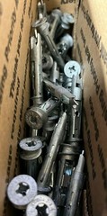 Heavy Duty Self-Drilling Toggle Anchors with Screws Kit, Zinc, 50 sets