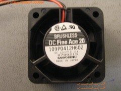 109P0412H602 – Sanyo – DC Fan Axial Ball Bearing 12V 8CFM 33dB (40 X 40 X 20mm)