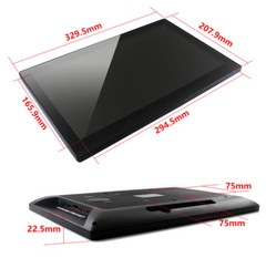 Waveshare 13.3″ Toughened Glass IPS Touch Screen 1920×1080 Supports Raspberry Pi