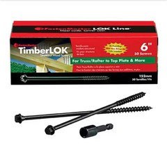 FASTENMASTER TimberLok Hex Structural Wood Screws