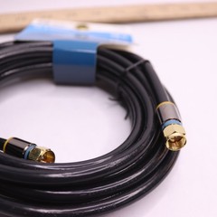 Commercial Electric 15 ft. RG-6 Coaxial Cable – Black