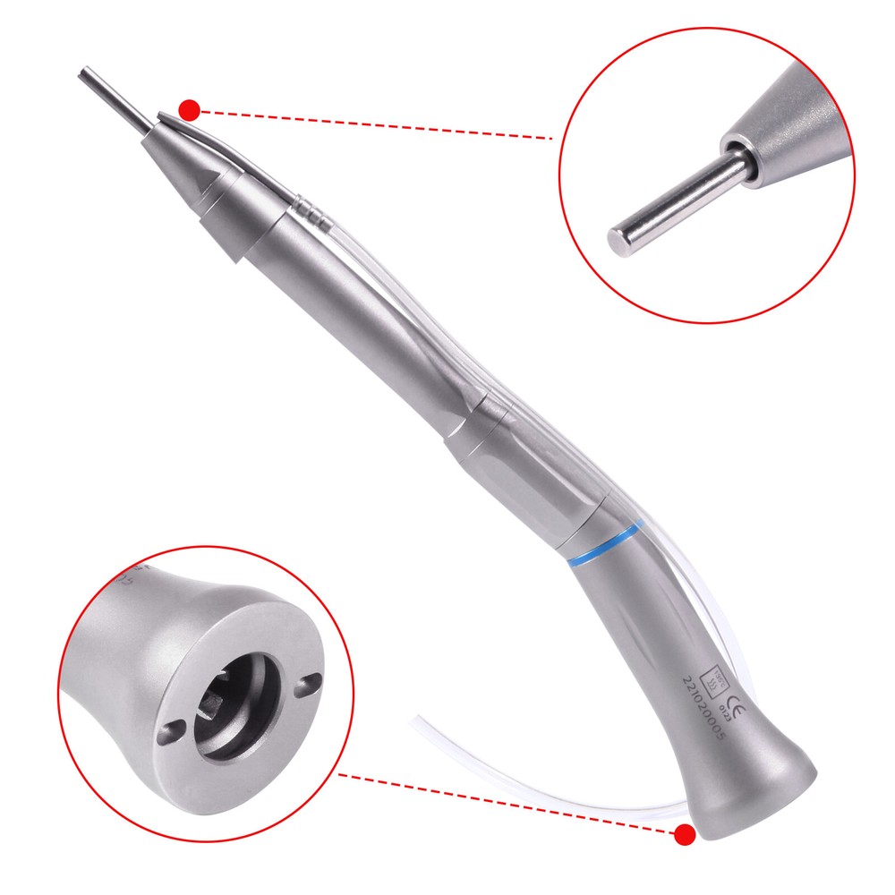 Dental Surgical Handpiece 20 Degree Angle Straight Head 1:1 Micro Surgery