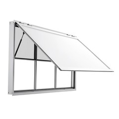 Uimoso 74×40 in Aluminum Alloy Service Window for Food Truck Concessions
