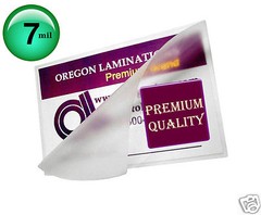 500/pk 7 Mil Prayer Cards size Hot Laminating Pouches 2-3/4 x 4-1/2, 2.75 x 4.5