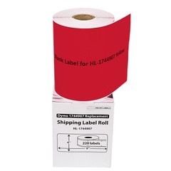 DYMO LW 1744907 RED 4XL 4×6 4″x6″ – FORTY (40) Rolls Ship Labels – FREE SHIP