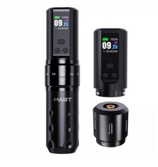 Mast Fold2 Pro Tattoo Gun, Wireless Rotary Pen Machine, 2 Batteries 2,000mAh
