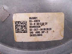 Lennox ICP Carrier Blower OEM Wheel 66J5601 600587 LA22RA014 10-8 DD .50 CLW CV