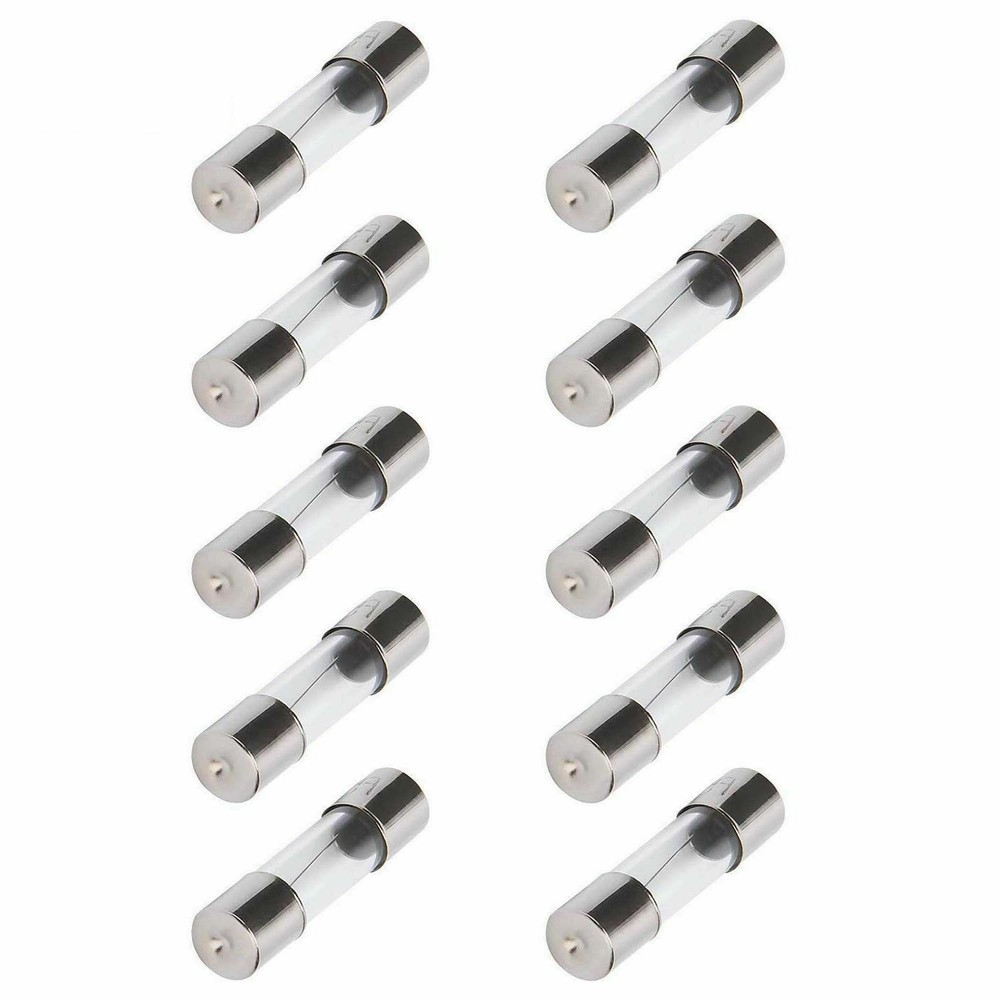 10pcs 0.5A 5x20mm Fast Blow Glass Tube Fuse 0.5 Amp