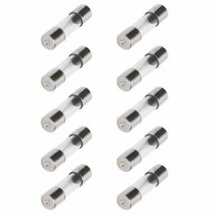 10pcs 0.5A 5x20mm SLOW Blow Glass Tube Fuse 0.5 Amp