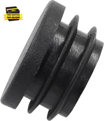 40 Pack 7/8″ round Black PE Plastic Plugs for round Tubing Post, Pipe Post, Chai