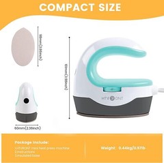 Mini Heat Press Machine,Small Heat Press Portable Iron Press Machine for T Shirt