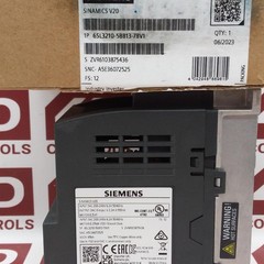 6SL3210-5BB13-7BV1 | Siemens | Inverter Drive, 2.3A, 1 Phase, Opened