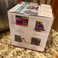 TOMBOW 56840 Marker Desktop Organizer , White, HOLDS 108 PENS, 9 DRAWERS/TRAYS