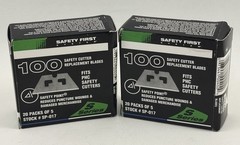 Lot of 2 Pacific Handy Cutter Sp-017 Round Point Safety Blade 2-3/4″ W Pk100 200