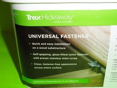 (900 Count) TREX Hideaway Hidden Deck Universal Fasteners 500 sq.ft. DA00002 NEW