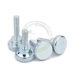 M3 M4 M5 M6 M8 M10 ZINC PLATED STEEL KNURLED THUMB SCREWS HAND GRIP KNOB BOLTS