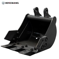 Enlarged 11.8in Mini Excavator Attachment Bucket Strong Alloy High Compatibility