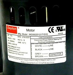 Dayton 1TDP3A Round OEM Blower with Flange