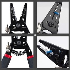 WGGE WG-013 Wire Stripper and Cutter 7” ,Cuts, strips wire and loops 10-20 AWG