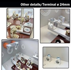 400A Generator Transfer Switch 96000W high-Power Double-Throw Safety 120V/240V