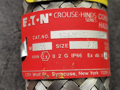 Eaton ECGJH24-S516 3/4″ X 4″ Hazardous Locations Flexible Conduit Coupling