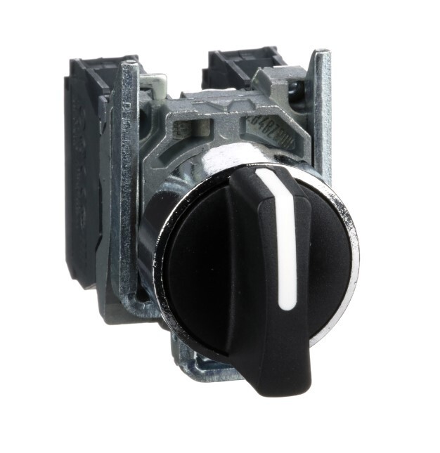XB4BD33 SCHNEIDER Harmony, 22mm BLACK selector switch FAST SHIPPING