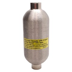 Swagelok 304L-HDF4-150 DOT-Compliant Sample Cylinder, 150cm³, 1800psig, 304L SS