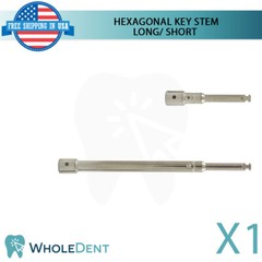 Orthodontic Dental Mini Screw Hexagonal Stem Driver Tool Morelli Short/Long