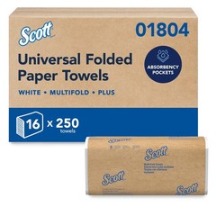 Scott® Professional Universal Multifold Paper Towels, Bulk (01804), Absorbe
