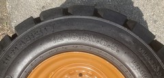 4-12X16.5 HD FOAM FILLED Skid Steer Tires-Wheels/Rims for Case-12-16.5-NO FLAT