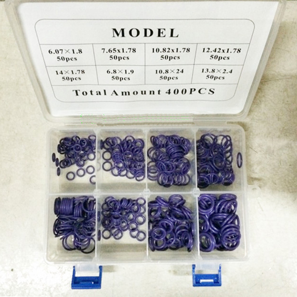 HNBR R134a O Ring Car Air Condition A/C Seal O-Rings Assortment 450pcs Set