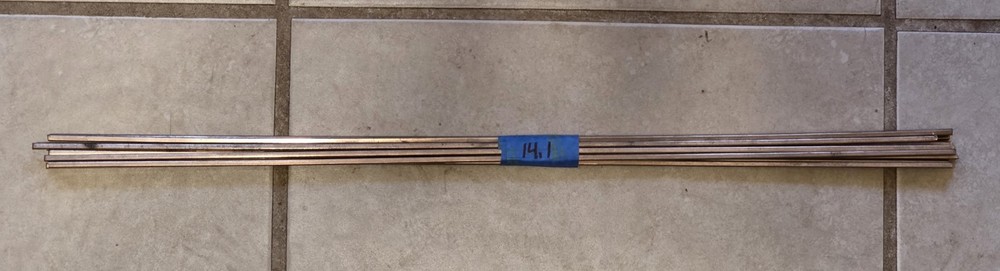 Sil Fos 15 15% Silver Brazing Alloy .125″ Square Rods 14.1 Oz NEW