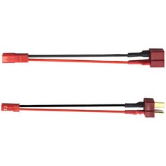 1 Pair 10CM 20AWG T Plug to JST Connector Adapter, RC Lipo Battery Charger