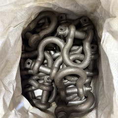 3/4″ D Ring Bow Shackle Screw Pin Clevis Rigging Forged – Raw Finish 4.75 Ton
