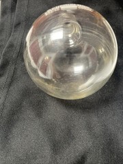 Chemglass 500ml Evaporation Flask 24/40 Recovery
