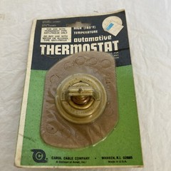 VINTAGE CAROL CABLE CO CP9180 AUTOMOTIVE THERMOSTAT 1950-1960 HIGH TEMPERATURE