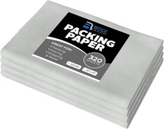 Bryco Goods Newsprint Packing Paper Sheets for Moving – 10Lb – 320 Sheets of New