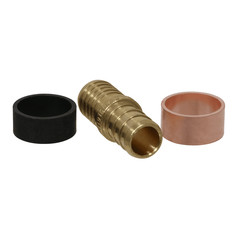 50) 1/2″ PEX X 1/2 PB (POLYBUTYLENE) SPLICING REPAIR KIT LEAD FREE COUPLING+RING