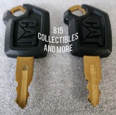 (2) CATERPILLAR CAT MACHINE IGNITION KEYS 5P-8500, 5P8500