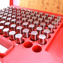 HFS(R) M5 Plus Steel Pin Gage Set with Storage Case 82 PCS 0.751-0.832″ Range