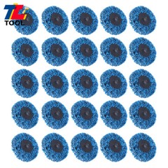 25 Pack 3 Inch Quick Change Easy Strip & Clean Discs Fit For Paint Rust