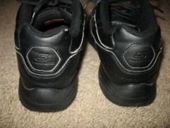Skechers Relaxed Fit Memory Foam Slip Resistant Work Shoes Black Men’s 9.5